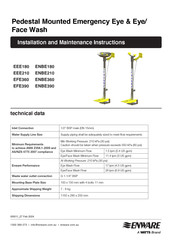 Watts ENWARE ENBE360 Installation And Maintenance Instructions Manual