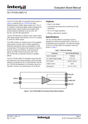 Intersil ISL71610SLHMEV1Z Manual