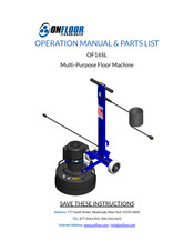 Onfloor OF16 PRO Operations Manual & Parts List