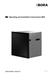 bora XBO Operating And Installation Instructions