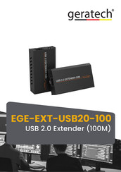 geratech EGE-EXT-USB20-100 Manual