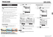 Tascam DR-22WL Manual