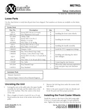 Exmark METRO 644 Setup Instructions