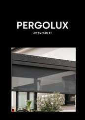 PERGOLUX ZIP Screen S1 Manual