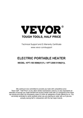 VEVOR KPT-2000518601L Instruction Manual