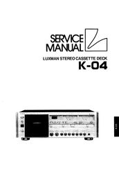 Luxman K-04 Service Manual