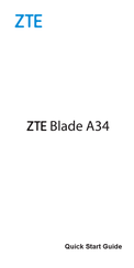 Zte Blade A34 Quick Start Manual