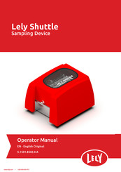 LELY Shuttle Operator's Manual