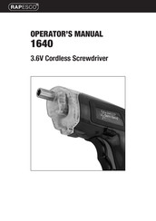 Rapesco 1640 Operator's Manual