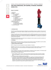 AVK 2700 SERIES Assembly, Installation & Maintenance Instructions