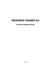 Rioworks HDAMEX-SLI Hardware Installation Manual