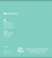 Bioventus bioness L100 Go User Manual