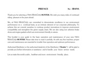 HERO MotoCorp HUNTER Manual