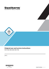 Dantherm HCV 300 User And Service Manual