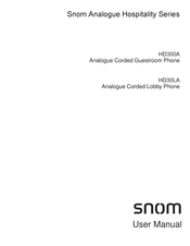 Snom HD30LA User Manual