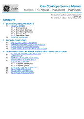 GE Profile PGP6004I Service Manual