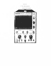 Leader LBO-510 Instruction Manual