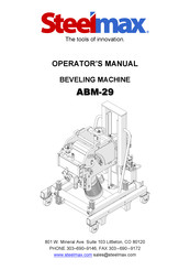 SteelMax ABM-29 Operator's Manual