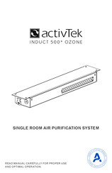 ActivePure activTek INDUCT 500 + OZONE Manual