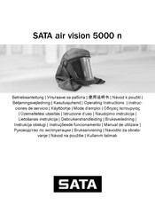 SATA air vision 5000 n Operating Instructions Manual