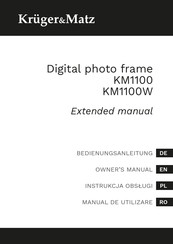 Krüger & Matz KM1100W Owner's Manual