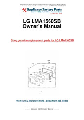 LG 721.65052 Use And Care Manual