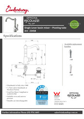 CANTERBURY Z3458 Installation Manual