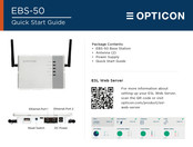 Opticon EBS-50 Quick Start Manual