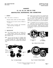 AT&T G1DR Maintenance Manual