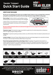 Weber TRAVELER COMPACT Quick Start Manual