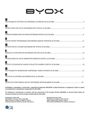 byox 3006 B22 Baby Boom Instructions For Use Manual