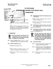 AT&T Bell System KS-19594 Manual