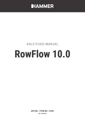 Hammer RowFlow 10.0 Manual