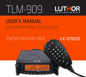 Luthor TLM-909 User Manual