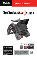 RIDGID SEESNAKE CS6X Operator's Manual