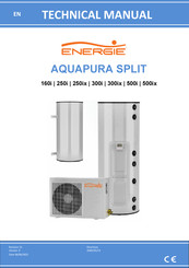 Energie AQUAPURA SPLIT 500ix Technical Manual