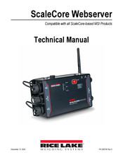 Rice Lake 209704 Technical Manual