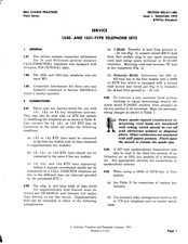 AT&T Bell System 1631 Service Manual