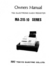 TEC MA-215-10 SERIES Manual