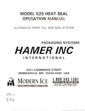 MODERN ICE HAMER 525 Operation Manual