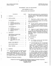AT&T Bell System Dataspeed 5A Installation Manual