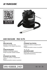 Parkside PAS 18 F5 Operation And Safety Notes