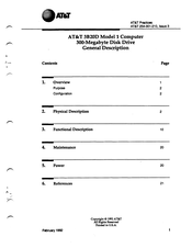 AT&T KS-22072 General Description Manual