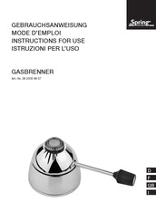 Spring 28 2330 68 07 Instructions For Use Manual