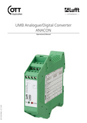 Lufft 8160.UANA Operation Manual