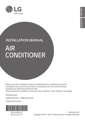 LG Multi-V ARNU30GSVA4 Installation Manual