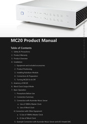 Aurender MC20 Product Manual