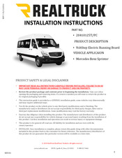REALTRUCK VoltStep GOR20410125PC Installation Instructions Manual