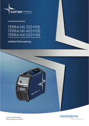 voestalpine bohler TERRA NX 400 MSE Instruction Manual