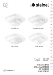 STEINEL PROFESSIONAL IR Quattro HD KNX Instruction Manual